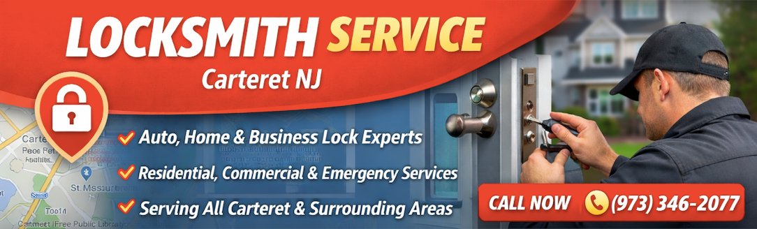 SafeGuard Locksmith Service Carteret NJ - Auto, Home & Business Lock Experts - Call Now (973) 346-2077